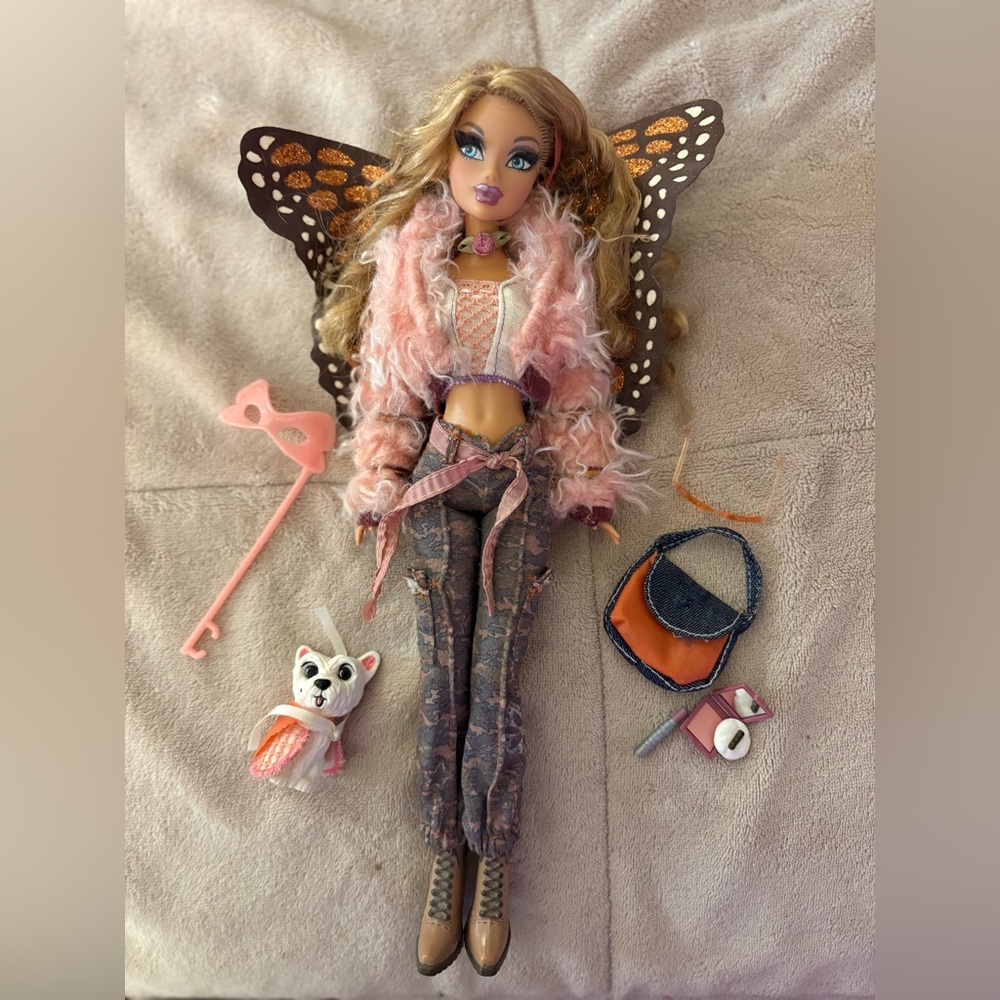 Mattel My Scene Masquerade Madness Butterfly Punk Barbie Doll 2004